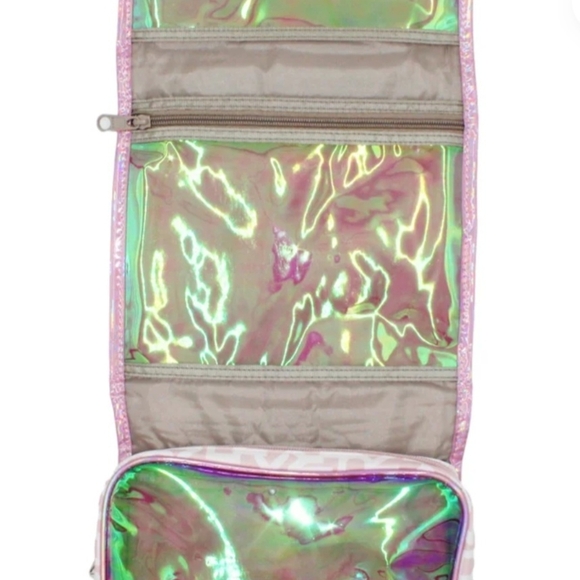 NEW  DKNY Portable Toiletry Cosmetic Travel Bag Makeup Organizer Storage Pouch - Picture 4 of 11